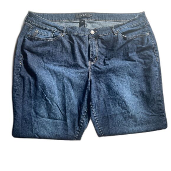 Torrid Denim Women’s Skinny Jeans – Plus Size 24 Short | Classic Dark Wash Blue - Picture 2 of 11